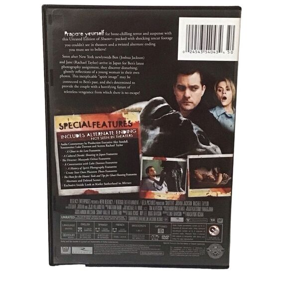 SHUTTER Unrated DVD Joshua Jackson - 5/$20 - Picture 2 of 3
